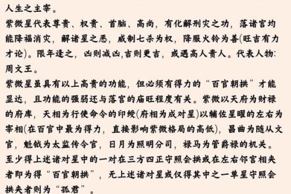 紫微斗数诸星落诸宫之:官禄宫 紫微斗数诸星落诸宫之:官禄宫