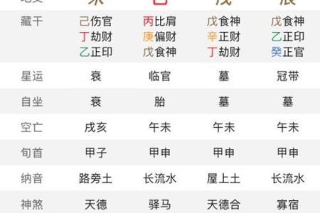 八字排盘后分析教程