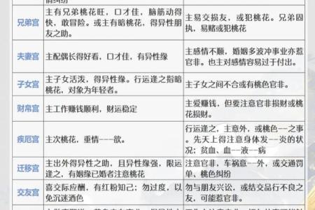 紫薇斗数分析推演的主要内容